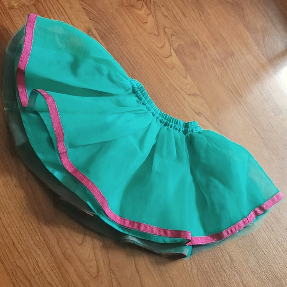12-18month green/pink tutu